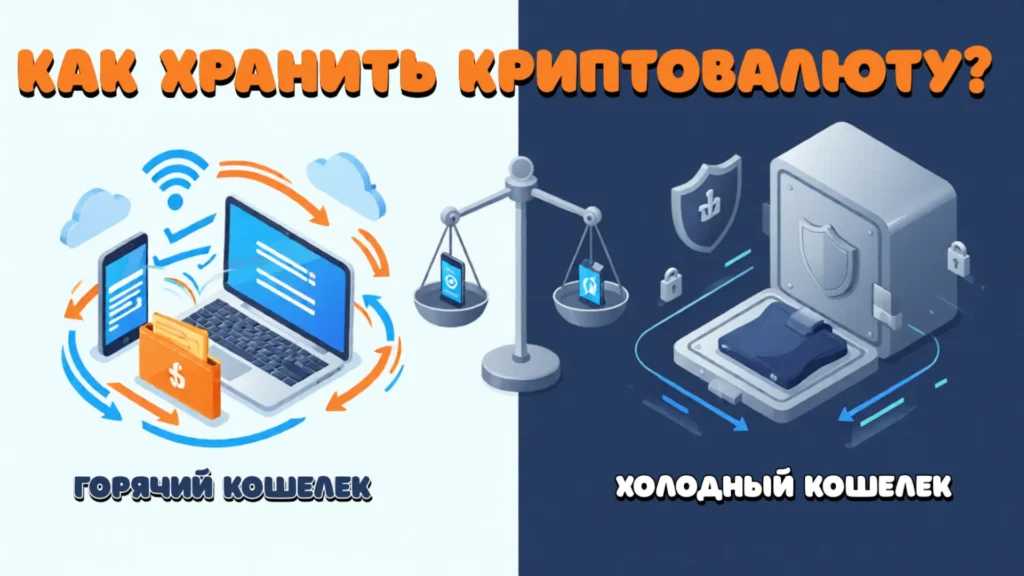 Криптокошельки: горячие vs. холодные. Безопасное хранение цифровых активов.